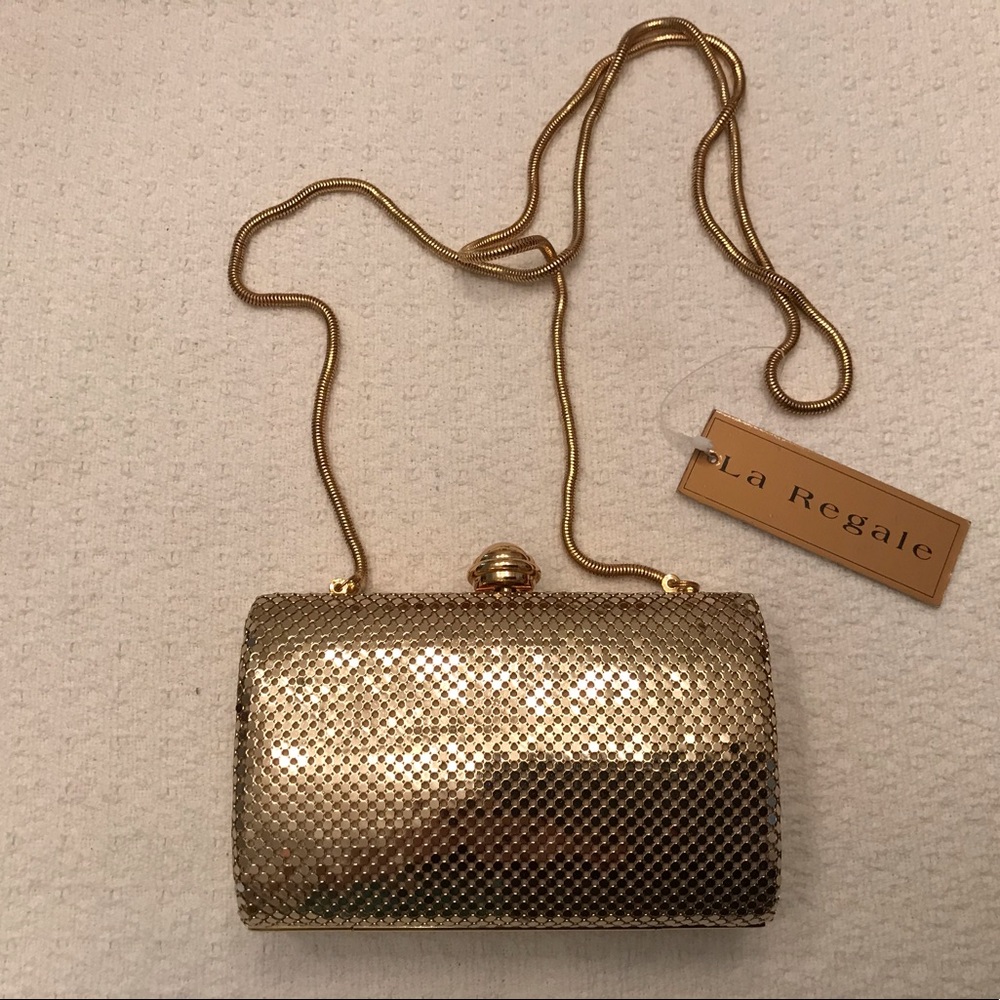 Gold handbag